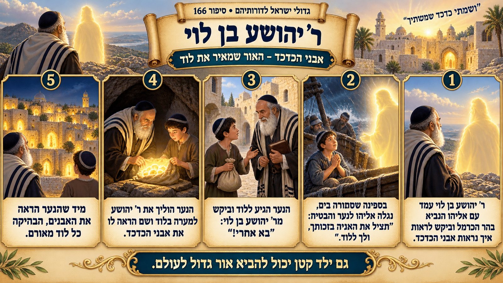 תמונת סיכום — ר' יהושע בן לוי: ר' יהושע בן לוי